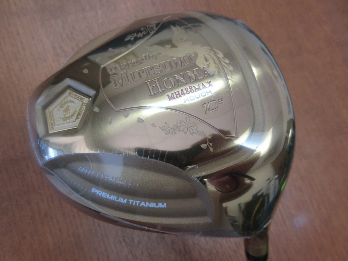 NEW MUTSUMI HONMA Japan MH488 MAX PHOENIX HOUOH 10.5° Driver Graphite Regular