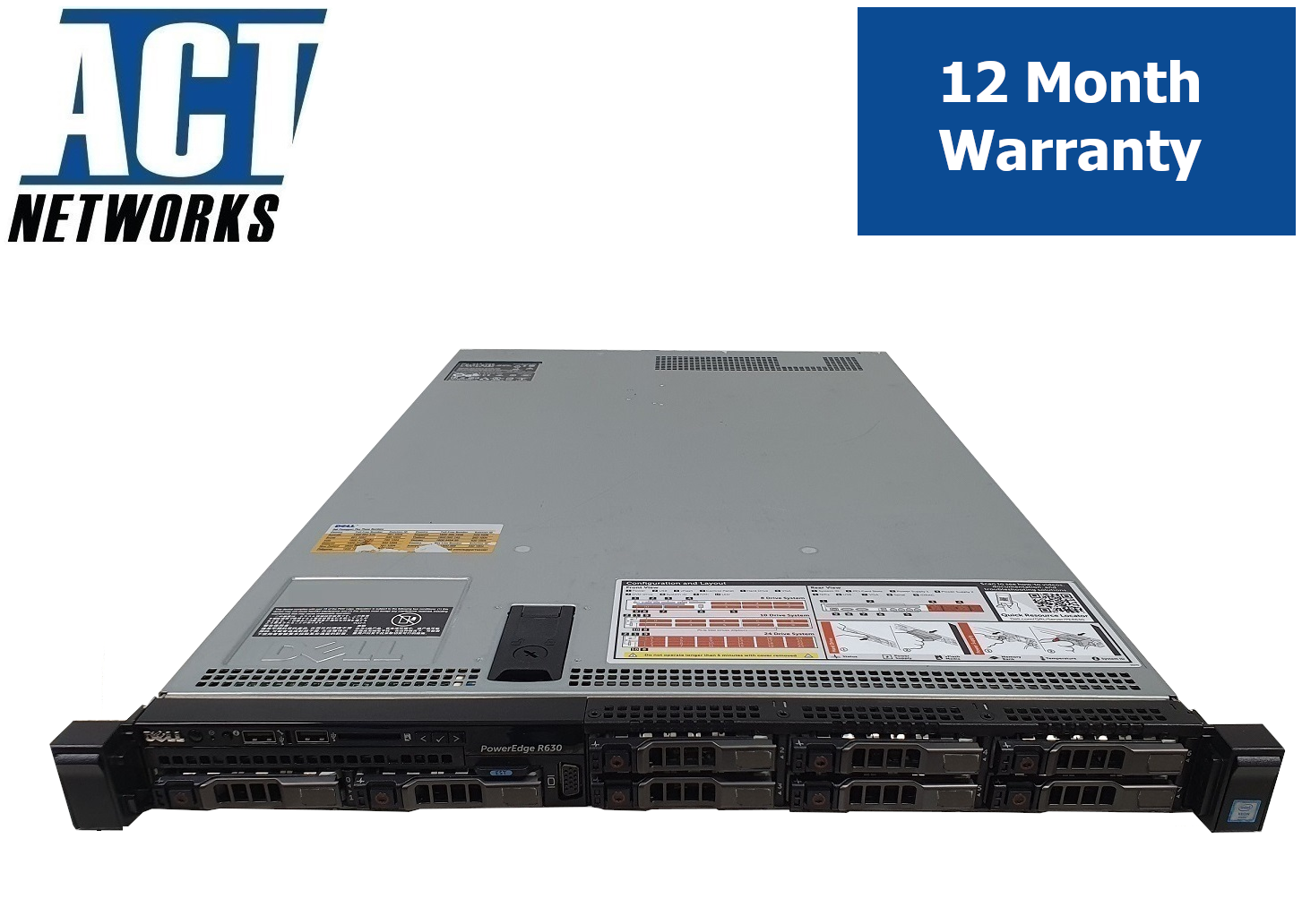 Rack Server E5-2640 V4 32gb Servidor Rack Dell PowerEdge R630 - 2x