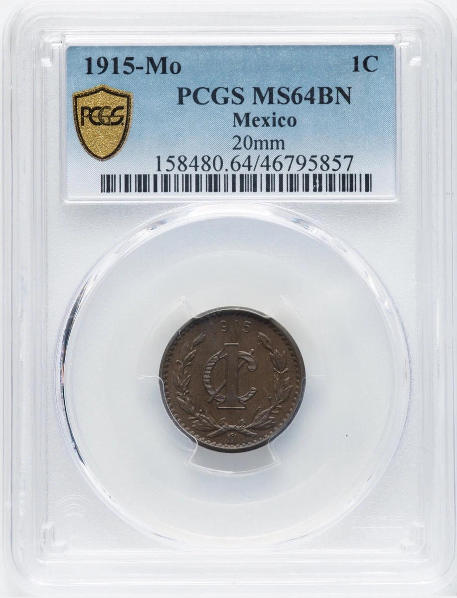 MS 64 Graded 1915 Year Mexican Coins (1905-Now) for sale | eBay