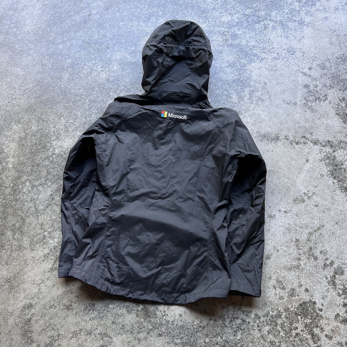 Patagonia Zip Up H2no Hooded Rain Jacket Womens Size XS Black | eBay