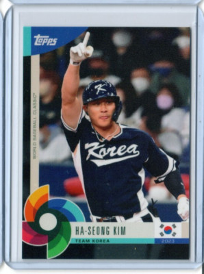 HA-SEONG KIM 2023 Topps World Baseball Classic Global Stars BLACK 50 South Korea