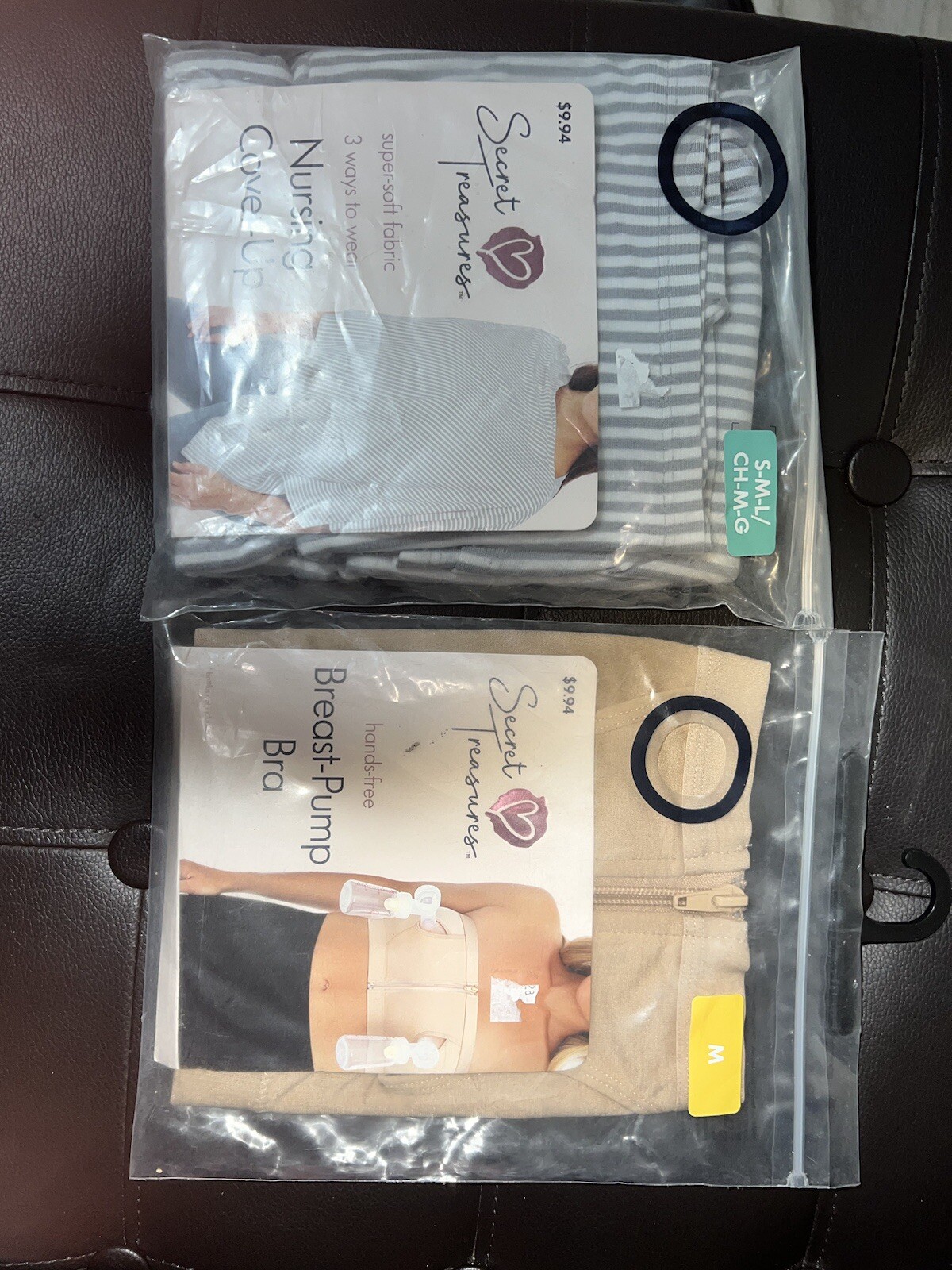 Hands-Free Medium Breast Pump Bra with Nursing Cover-image