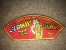 Boy Scout Connecticut Yankee Subway BSA Council JSP 2005 National Jamboree Patch