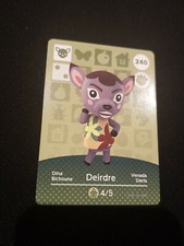 DEIRDRE ANIMAL CROSSING AMIIBO SERIES 3 CARD #240 TRACKED AU POST geniuine