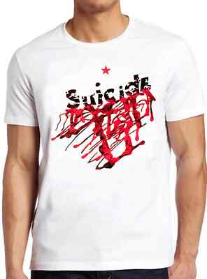 Suicide T-Shirt Musik New Wave Punk Band cooles Geschenk Tee 2091