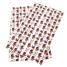 Moana Movie Ocean FAUX LEATHER SHEET 8" X 12" WHOLESALE PRINTED 1062584