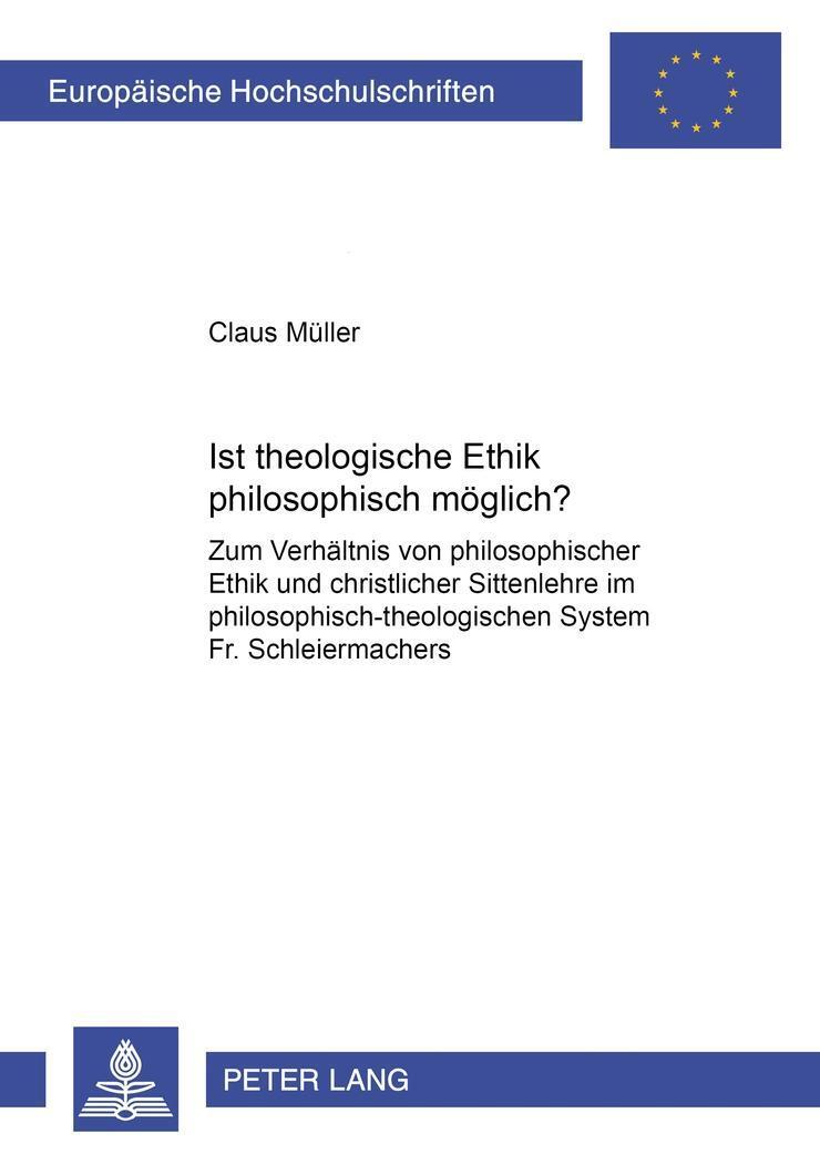 Thumbnail - Ist Theologische Ethik Philosophisch Möglich? | Buch | 9783631386934
