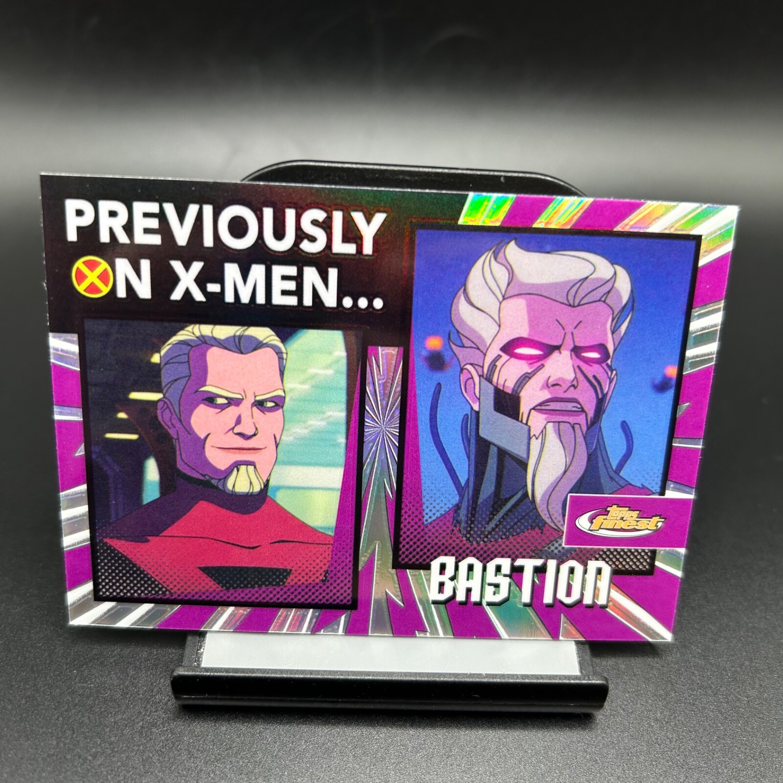 2025 Topps Finest Marvel X-Men '97 #PO-13 Bastion Previously On X-Men