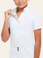 R.J. Classics Girls Brynn Junior Short Sleeve Show Shirt - Happy Doxies