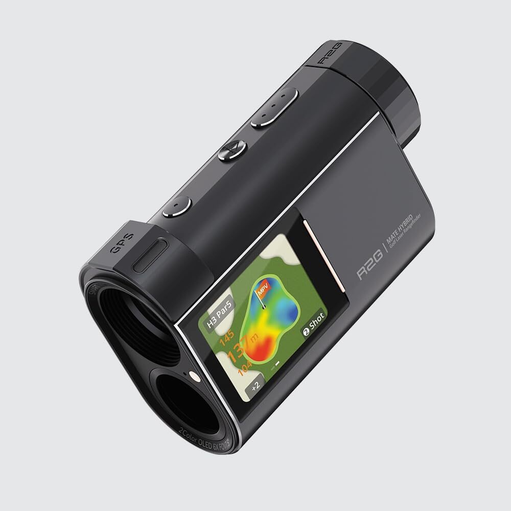 New R2G Golf Laser Rangefinder Class1 Side Display MATE HYBRID