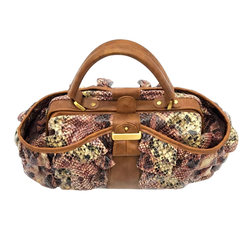 Rare Hard to Find Vintage Jessica Simpson faux python purse. Great condition - Image 3 of 4