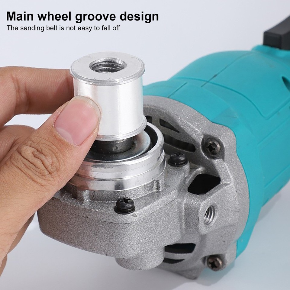 Angle Grinder Belt Sander Attachment Metal Wood Sanding Grinding