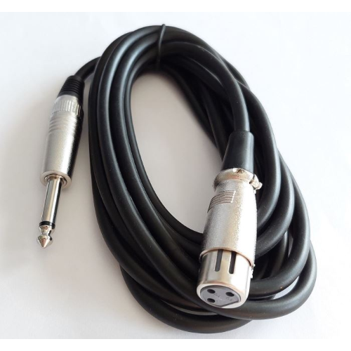 CAVO AUDIO XLR 3 POLI FEMMINA - JACK 6,3 MONO 2m - Picture 1 of 1