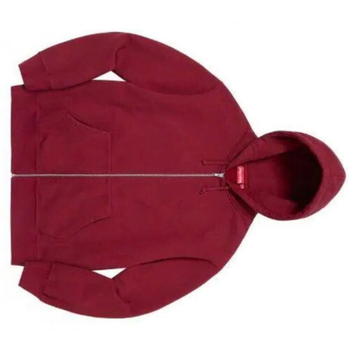 supreme Lakshmi Zip Up Hooded Sweatshirt Size L red Long supreme Lakshmi Zip Up Hooded Sweatshirt Size L red Long