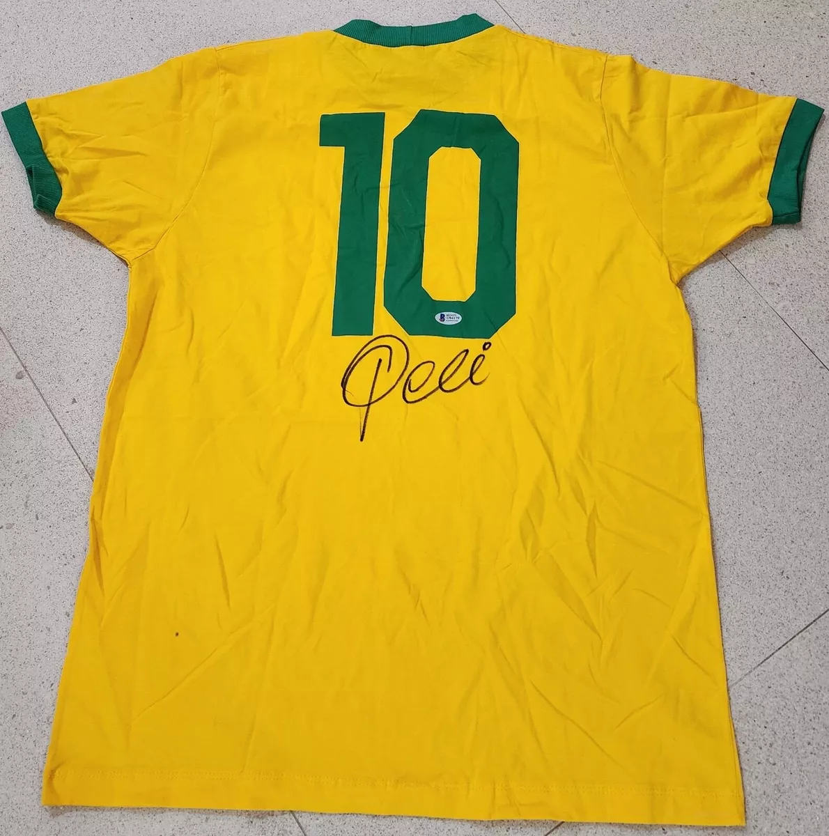 Pele signed brazil jersey 2025