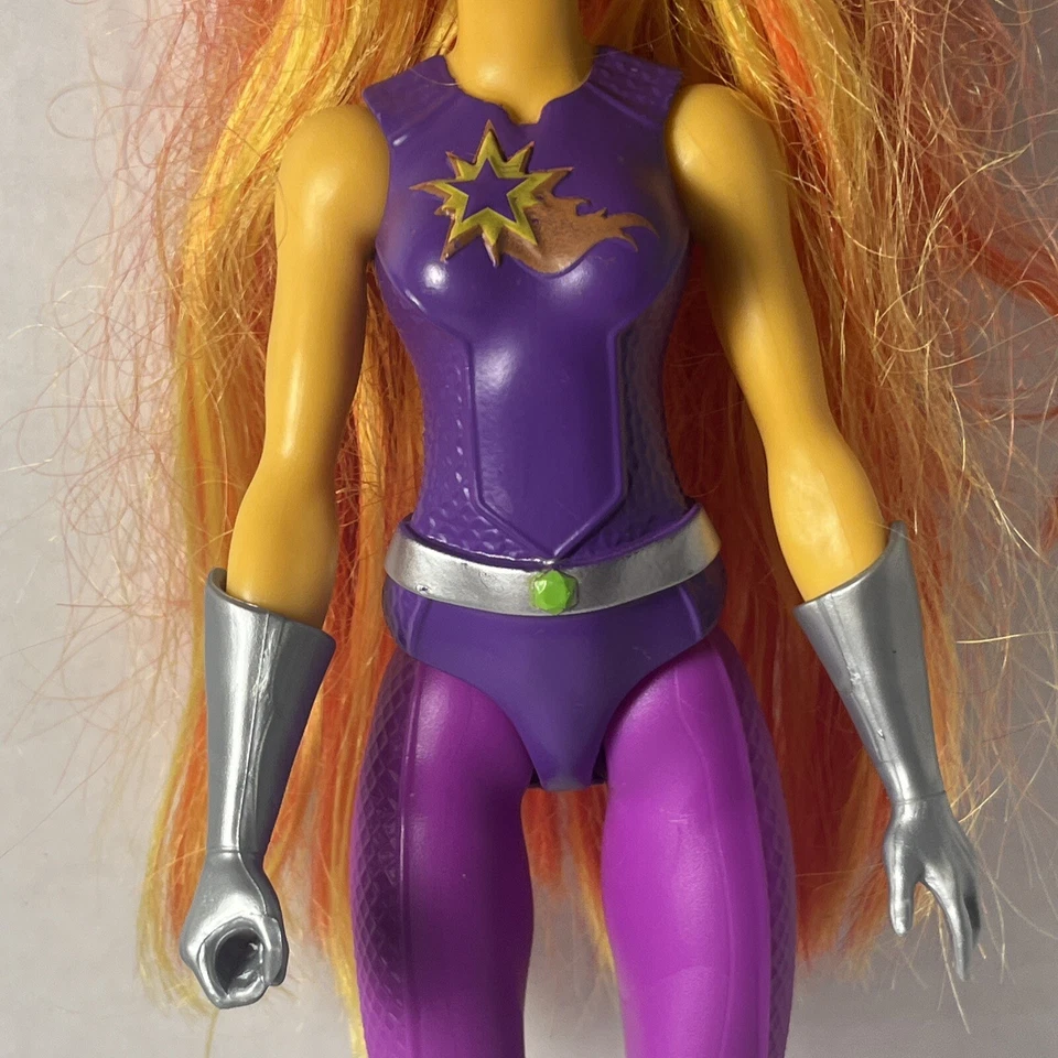 Figura de acción DC Super Hero Girls Starfire 12" articulada DC Comics Mattel 2015 Foto 3 de 4