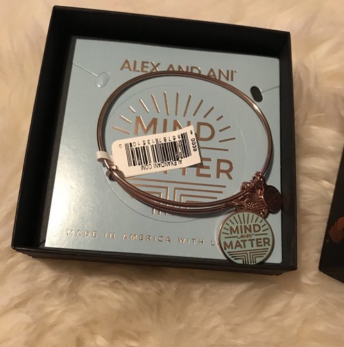 Authentic Alex and Ani "Mind Over Matter" Shiny Rose Gold. Box Included - Picture 2 of 3