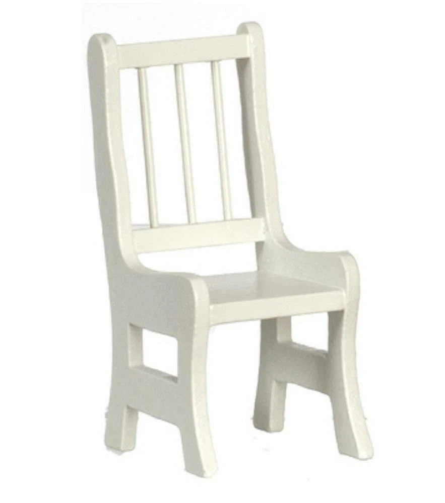 Melody Jane Sedia Lato Moderna In Miniatura 1:12 – Legno Nero Per Casa Delle Bambole
