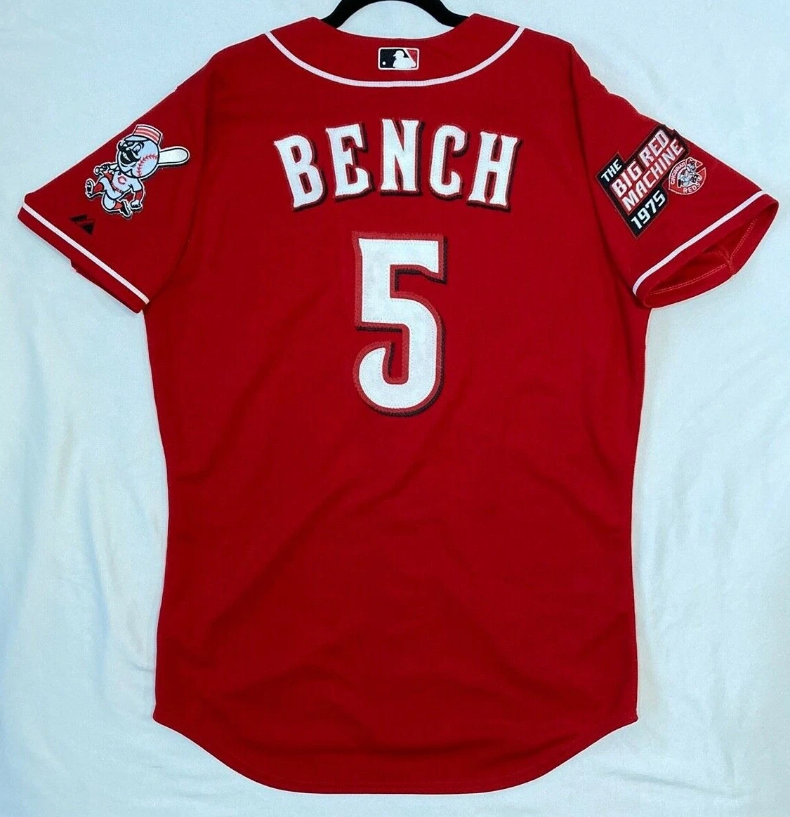 johnny bench reds jersey