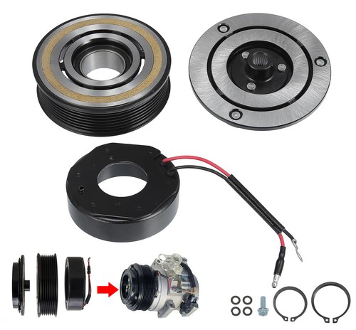 GSKMOTOR AC Compressor Clutch KIT Coil Pulley 92600JM01D CO 11200C Fits 2.5L 2008-2015 Read Fitment - View #8