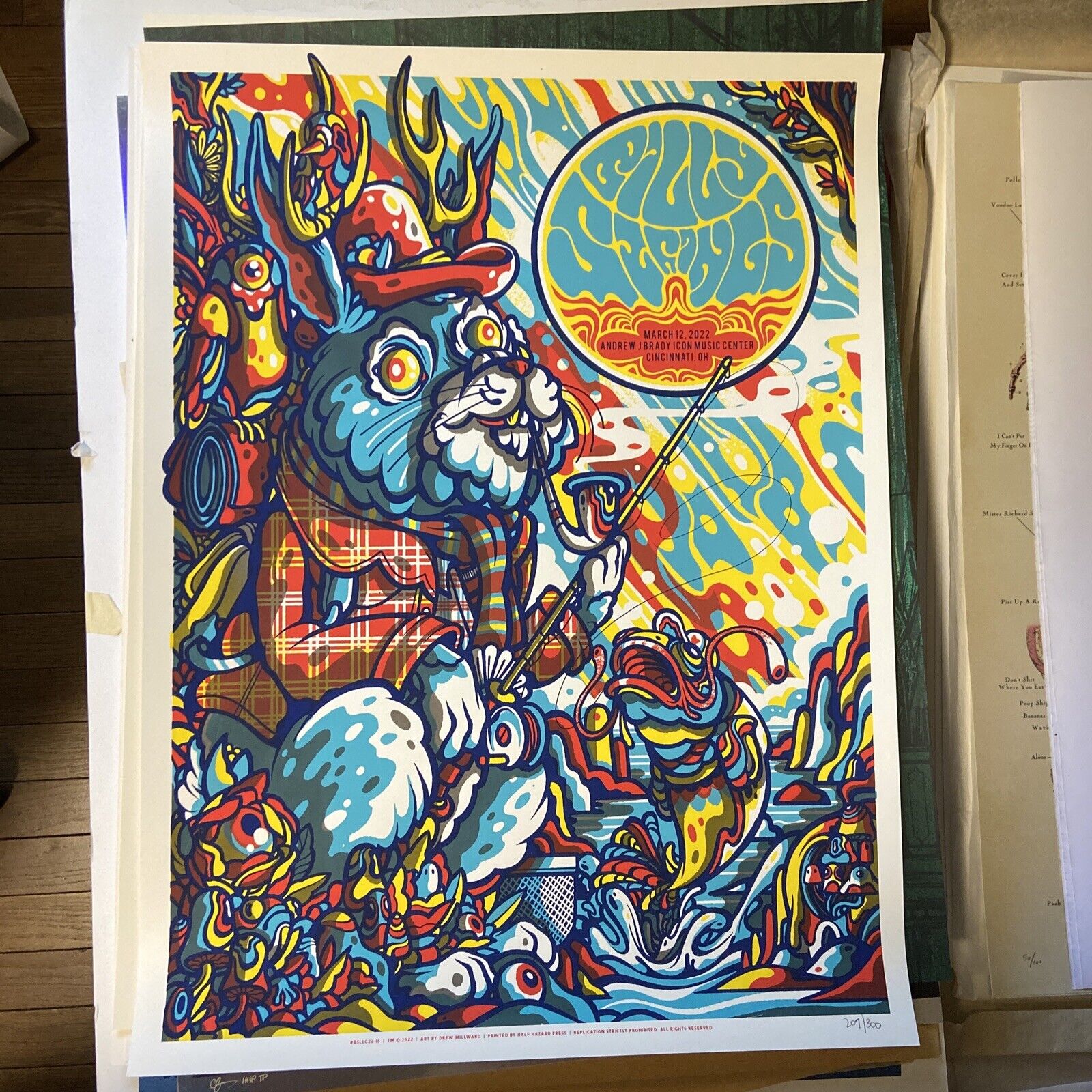 For those interested, we'll have our copies of the official @billystrings  Philly Night 1 and Night 2 posters by artists Acorn and Mark5…