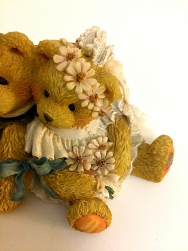 Robbie and Rachael ""Love Bears All Things"" Cherished Teddies Hillman 1992 - Imagen 7 de 8