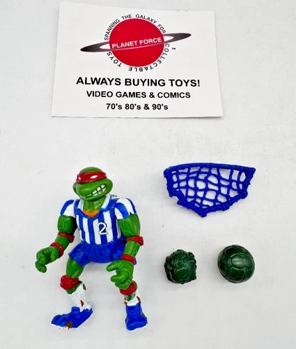 1991 Shell Kickin’ Raph Complete TMNT Vintage Ninja Turtles Figure