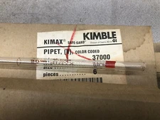 NEW IN BOX OF 6 KIMBLE SAFE-GUARD 50 ML PIPET 37000
