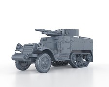 US WWII - M3 HALF TRACK 75mm