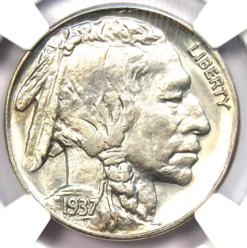 1937-S Buffalo Nickel 5C Coin - Certified NGC MS67+ Plus Grade - $6,500 Value!
