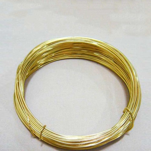 Filo di ottone puro massiccio diametro 0,3/0,5/0,8/1/1,2/1,5/1,8/2/2,5/3 mm tondo 1/3/5 m - Foto 3 di 4