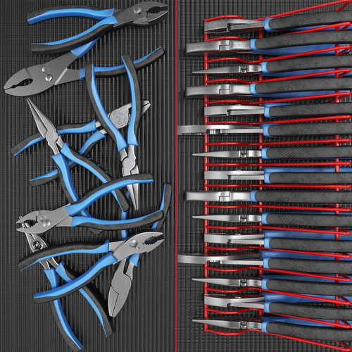 Pliers Rack Tool Drawer Storage Organizer Holder Metal Craftsman Toolbox Garage - Picture 7 of 7