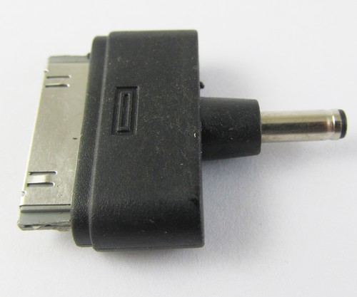 100pcs 1.35 x 3.5mm DC Male to 30pin Male iPod iPhone Dock Power Charger Adapter
