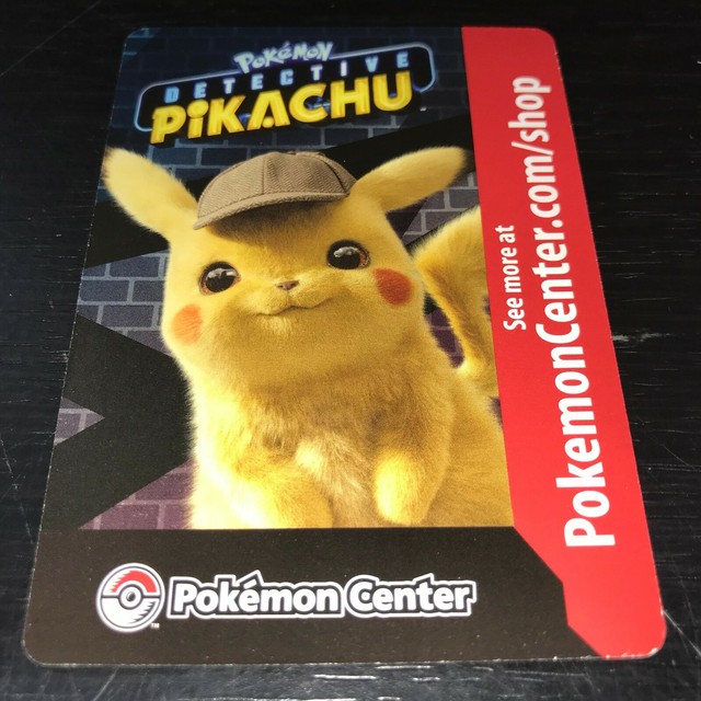 POKEMON 50X POKEMON CENTER DETECTIVE PIKACHU CARD CARDS eBay