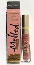 Too Faced Melted Matte Liquified Lipstick Limited Edition Shade SOCIAL FATIGUE