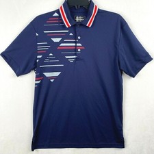 Ben Hogan Men  s Small Blue Performance Short Sleeve Golf Polo Shirt