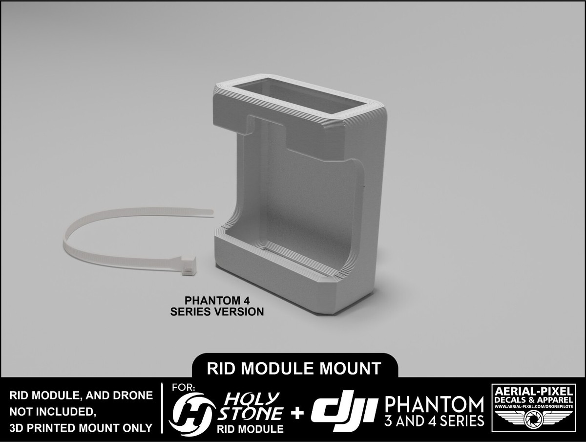 Phantom 4, 3, 2 Series Holy Stone Remote ID Module Mount-RID