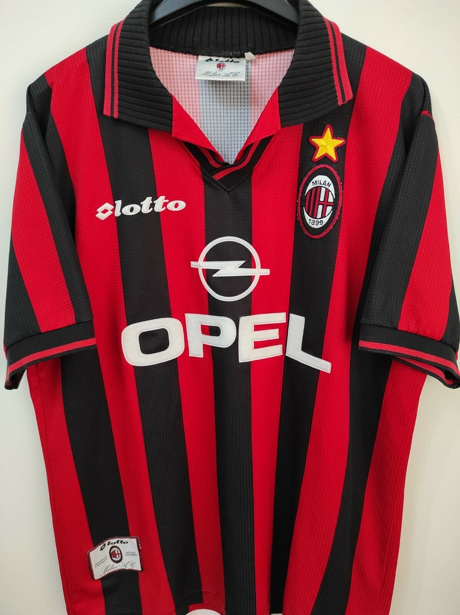 AC MILAN 1997-1998 Opel camiseta shirt trikot maillot maglia