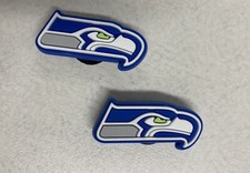NFL Seattle Seahawks Football Team For Crocs Shoe Charms Jibbitz - 2 pieces