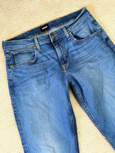HUDSON JEANS Straight Leg BYRON Slim Stretch Light Wash $195 34 x 31 mens - Bild 4 von 8