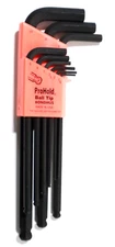 BONDHUS, #74999,  9pc METRIC PROHOLD BALL END,  L HEX KEY WRENCH,  BLX9M   E284