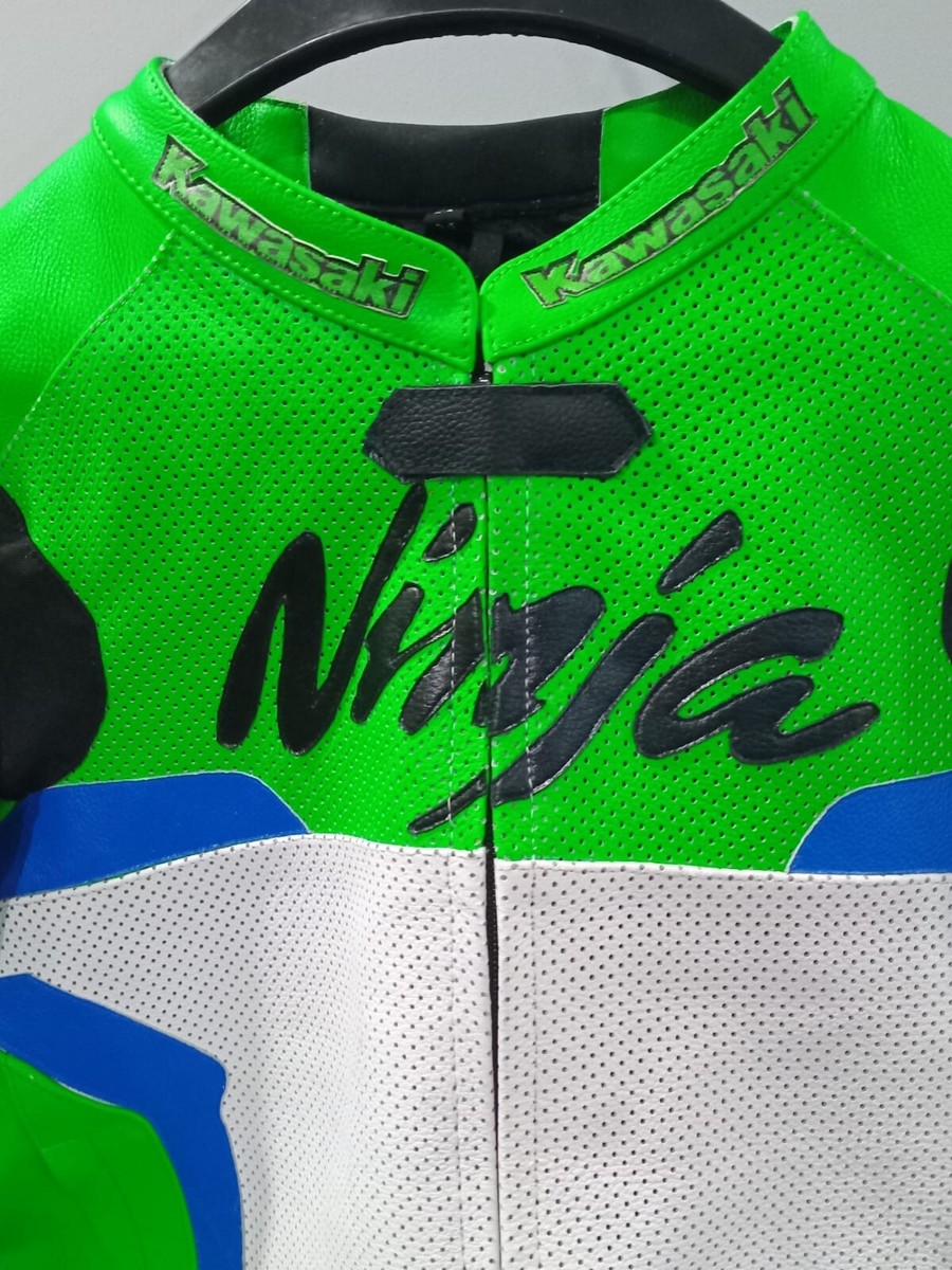 Kawasaki Ninja ZX-4R Motorcycle Fluorescent Green Cowhide