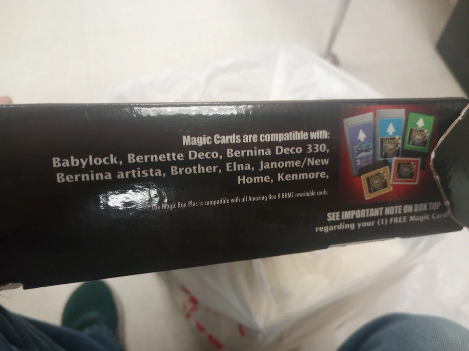 Rare Mini Magic Box Elite Card Conversion Kit Embroidery W/ Extras Included - Image 4 of 4