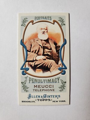 2011 Topps Allen & Ginter Portraits of Penultimacy Mini Antonio Meucci #PP1