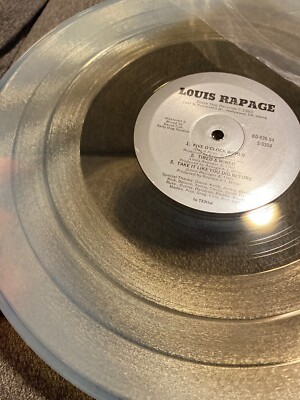 RARE USED LP VINYL RECORD: Louis Rapage CLEAR No Case | eBay
