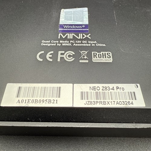 MINIX Neo Z83-4 4GB Intel Atom X5-Z8350 mit Netzteil WIN 10 PRO - nur Gerät - Bild 5 von 5