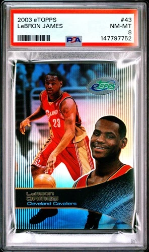 LeBron James 2003 LeBron James #43 Rookie