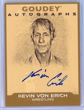 2026 Goodwin Champions Kevin Von Erich Auto Goudey Wrestling