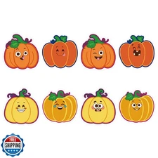 Alynta Fall Pumpkins Stickers for Kids - 1.5 Inch Autumn Sticker Cute Hallowe