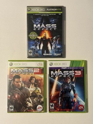 Mass Effect Trilogy (Microsoft Xbox 360) All Complete - Tested Working Perfect!